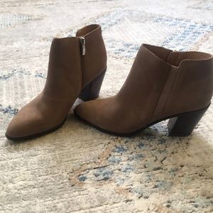Franco Sarto Odeon Tan (Mushroom) Leather Bootie Sz 8.5